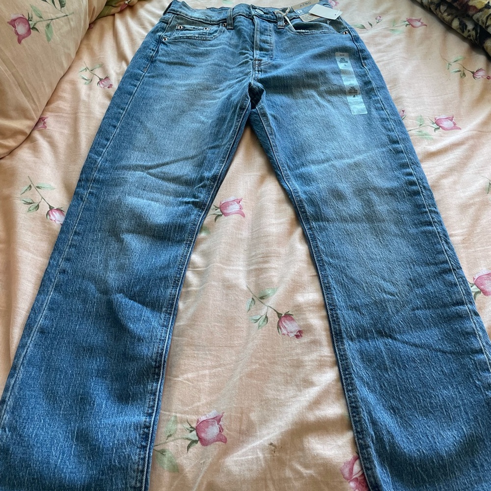 90’s super high rise straight jeans